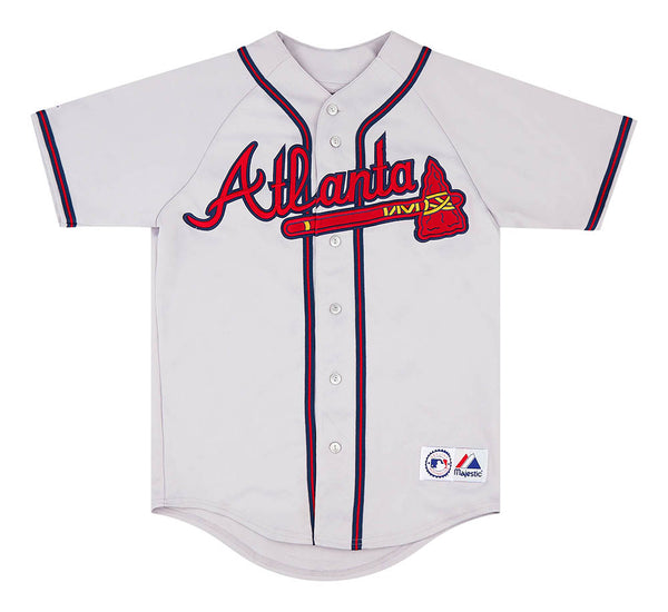 Lot Detail - 2005 Jeff Francoeur Atlanta Braves Game-Used & Autographed  Rookie Home Jersey (JSA • Photo Of Francoeur With Jersey)