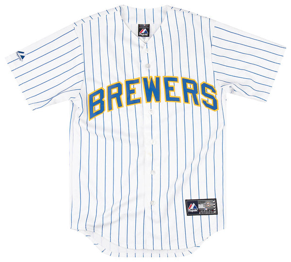Milwaukee Brewers Ryan Braun Majestic Baseball Jersey Size XL Blue