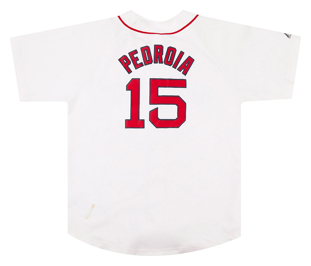 2009-13 BOSTON RED SOX PEDROIA #15 MAJESTIC JERSEY (HOME) Y
