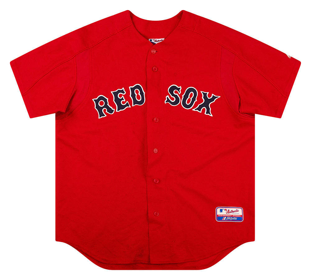2003-06 BOSTON RED SOX AUTHENTIC MAJESTIC TRAINING JERSEY XL - Classic  American Sports