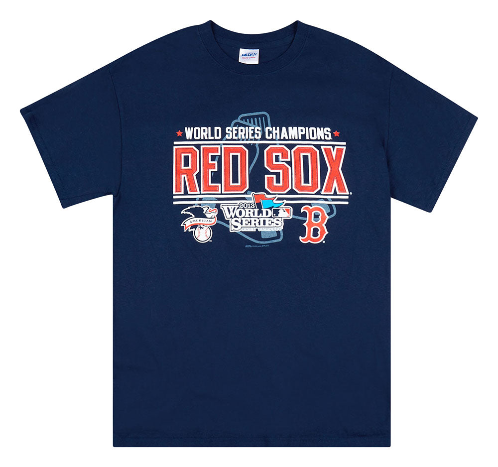 2013 BOSTON RED SOX WORLD SERIES CHAMPIONS GRAPHIC TEE M - Classic