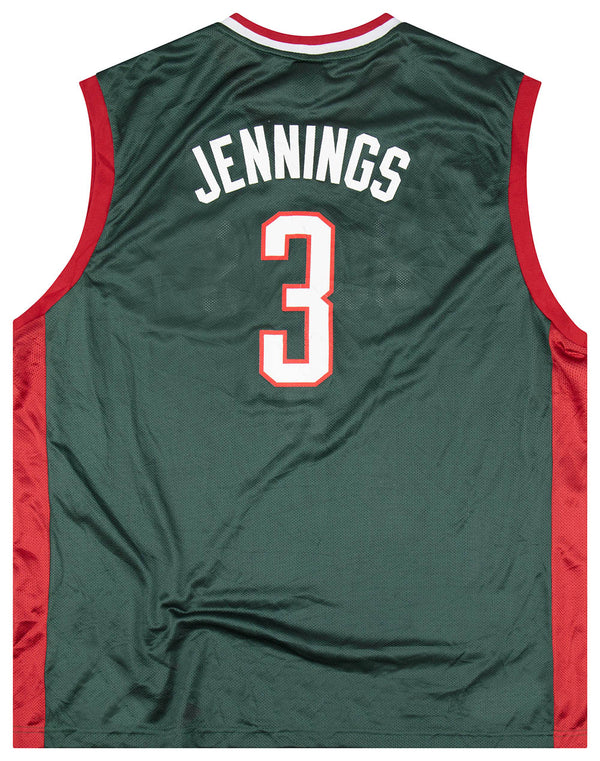 Milwaukee Bucks Brandon Jennings Adidas popular Jersey