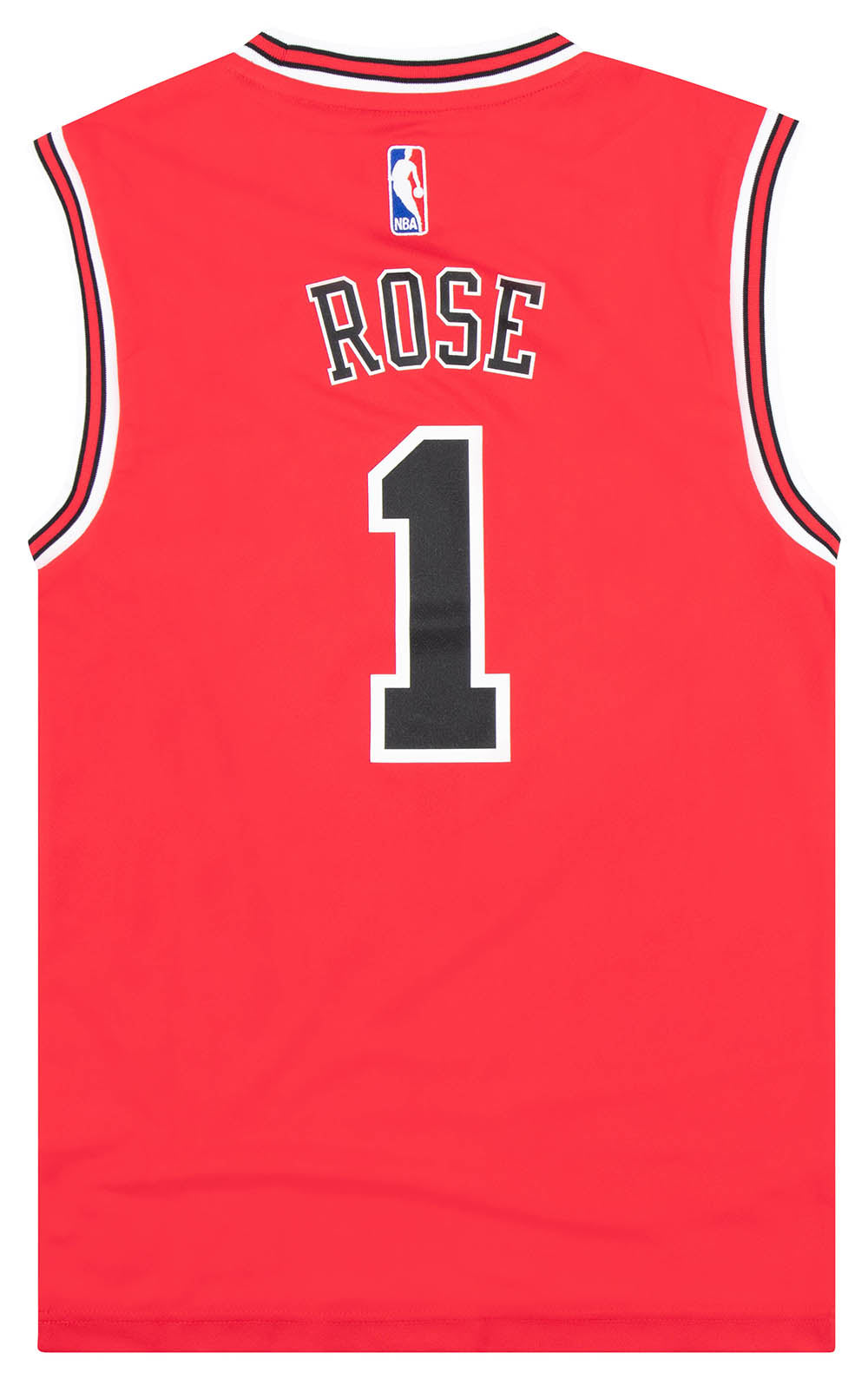 人気商品 美品 adidas BULLS ゲームシャツ ROSE 1 メンズM アディダス シカゴブルズ NBA バスケット レッド スケー
