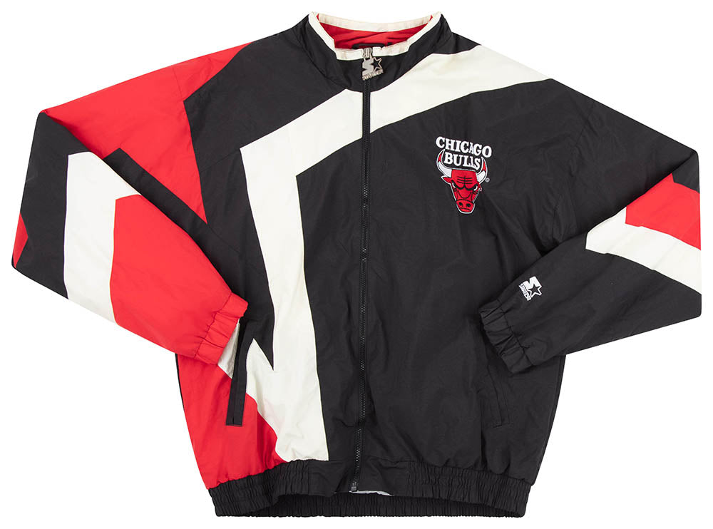 Vintage 90's Chicago Bulls Starter Hooded Winter Jacket - Kids