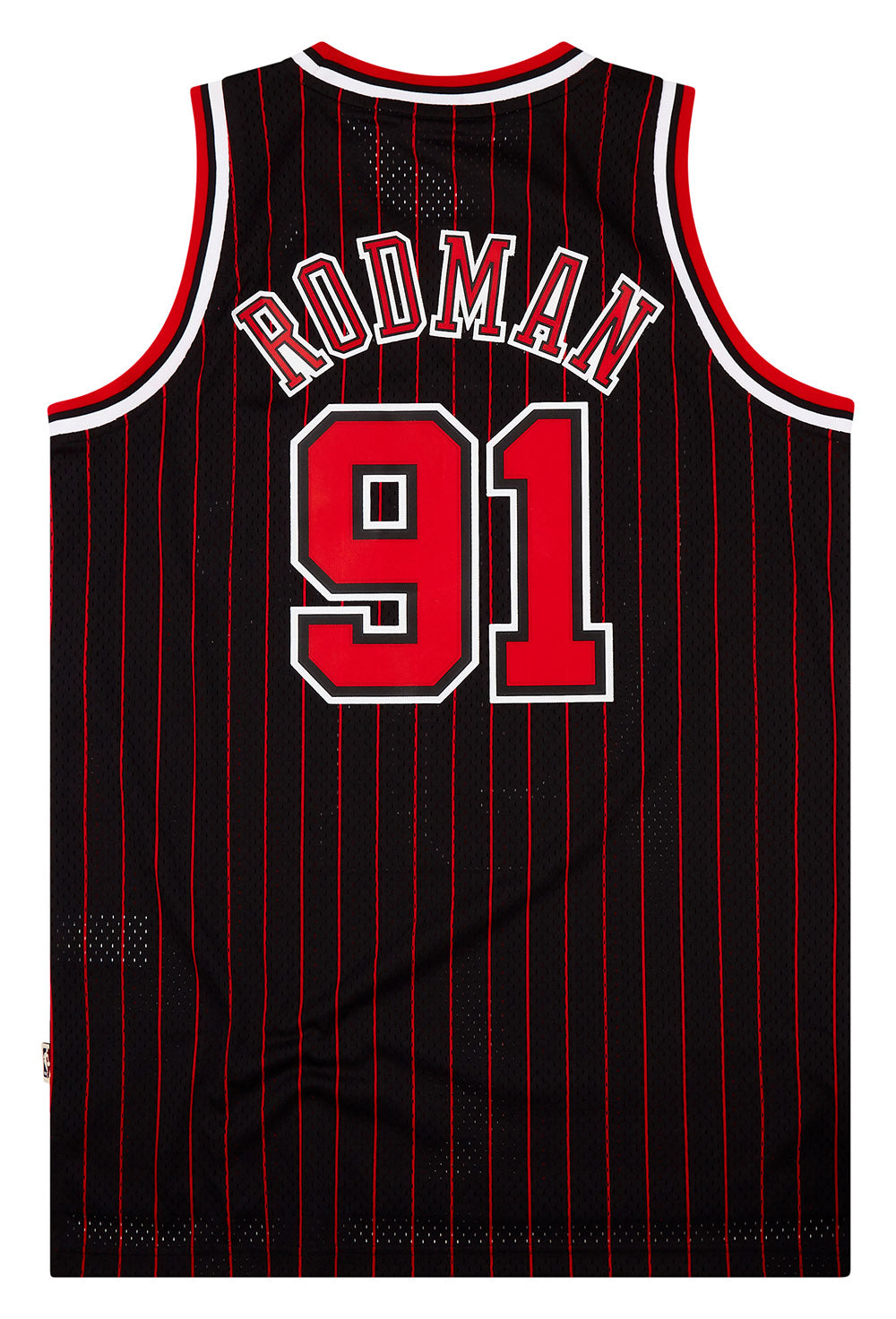 Chicago Bulls: Scotty Pippen 1995/96 Red Champion Jersey - The