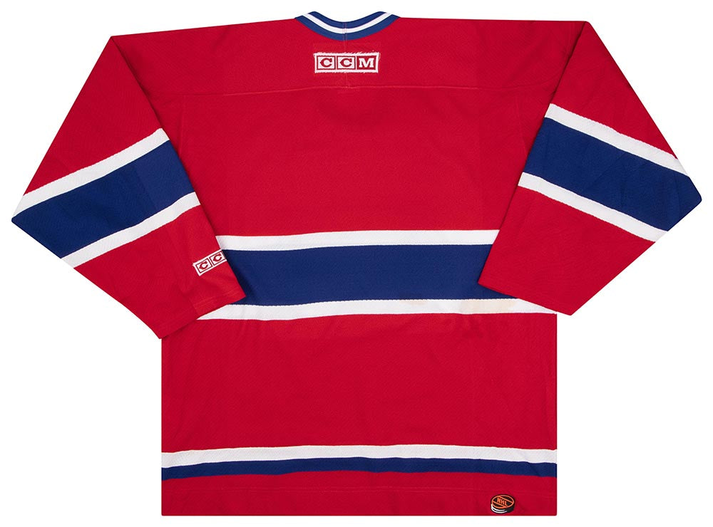 Columbus Blue Jackets Center Ice Red Jersey CCM size Medium Blank Back NHL