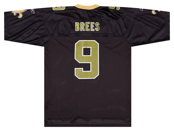 New Orleans Saints Drew Brees Gold Alternate Jersey #9 NFL Reebok