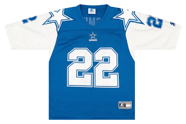 Remenace Vintage Dallas Cowboys Emmitt Smith #22 Apex One Football Jersey NFL Large