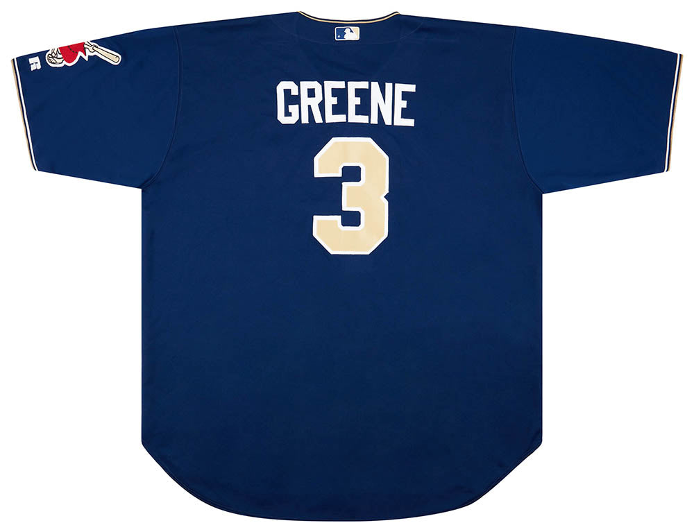 2004 SAN DIEGO PADRES GREENE #3 AUTHENTIC RUSSELL ATHLETIC JERSEY (ALT -  Classic American Sports