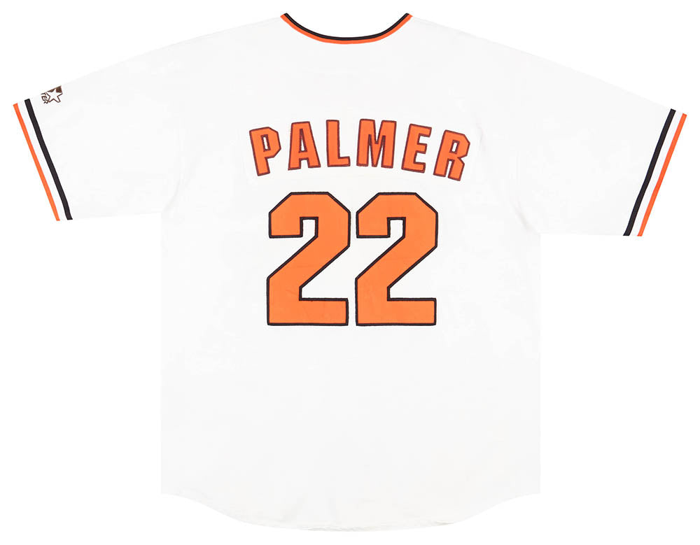 1990's BALTIMORE ORIOLES PALMER #22 STARTER THROWBACK JERSEY L - Classic  American Sports