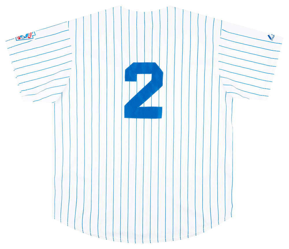 Cubs Retro MLB Majestic Jersey Road Vintage WorldSeries Throwback