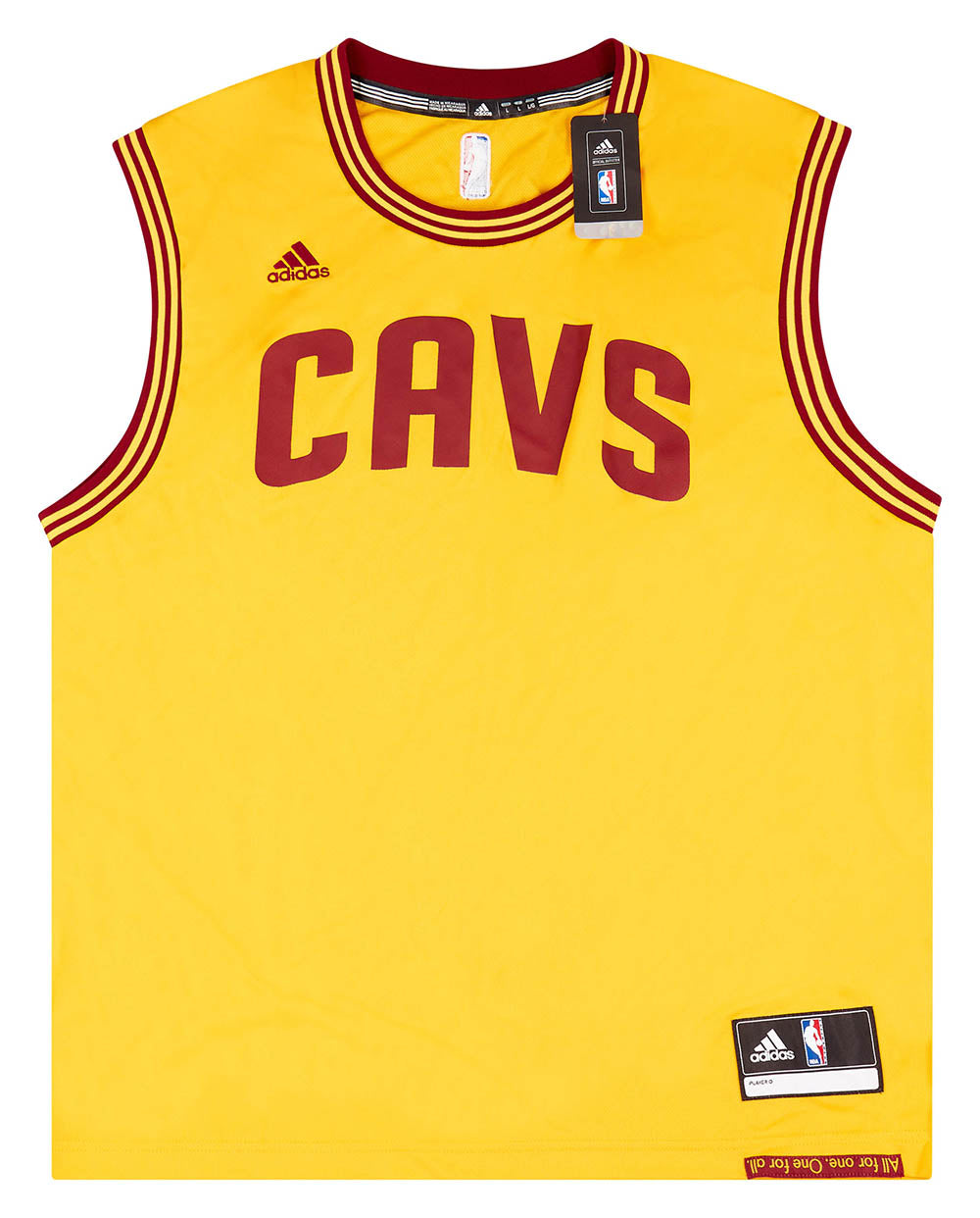 2014-17 CLEVELAND CAVALIERS ADIDAS JERSEY (ALTERNATE) L - W/TAGS