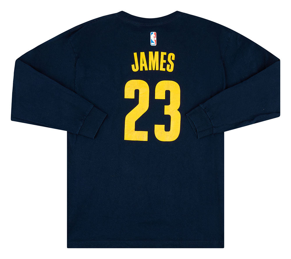 2014-18 CLEVELAND CAVALIERS JAMES #23 ADIDAS L/S TEE L