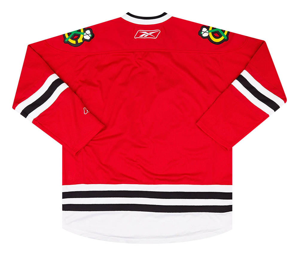 vintage crable sportswear chicago blackhawks throwback jersey cotton made  in usa