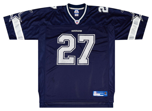 2004 DALLAS COWBOYS WOODSON #28 REEBOK THROWBACK JERSEY (ALTERNATE