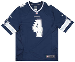 2016 Mens Dallas Cowboys Dak Prescott #4 Color Rush Limited