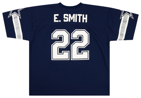 2005-06 DALLAS COWBOYS E. SMITH #22 REEBOK THROWBACK JERSEY (AWAY) L