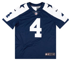 2016-20 DALLAS COWBOYS PRESCOTT #4 NIKE GAME JERSEY (HOME) XL - Classic  American Sports