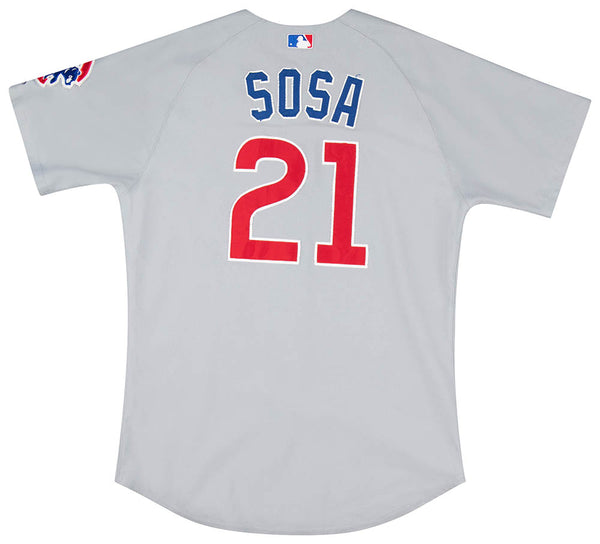 Chicago Cubs Personalized Road Grey Jersey By Majestic