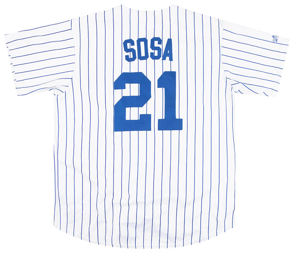 Sammy Sosa #21 Chicago Cubs White Home Player Jersey - Cheap MLB