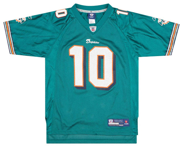 2008-10 MIAMI DOLPHINS PENNINGTON #10 REEBOK ON FIELD JERSEY (HOME) Y