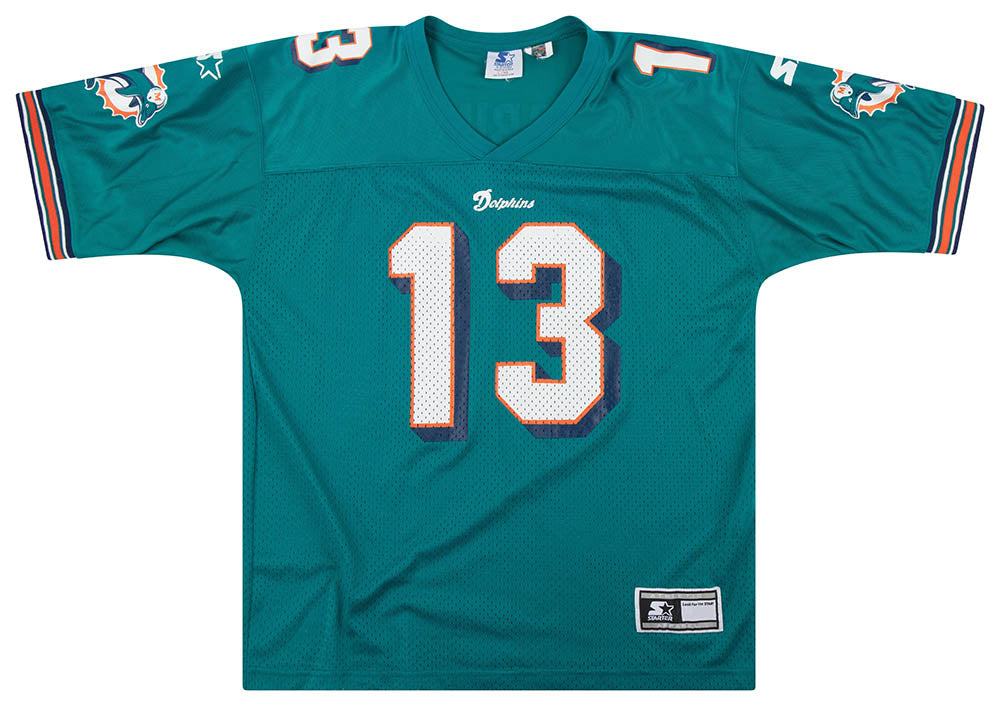 1997-98 MIAMI DOLPHINS MARINO #13 STARTER JERSEY (HOME) Y