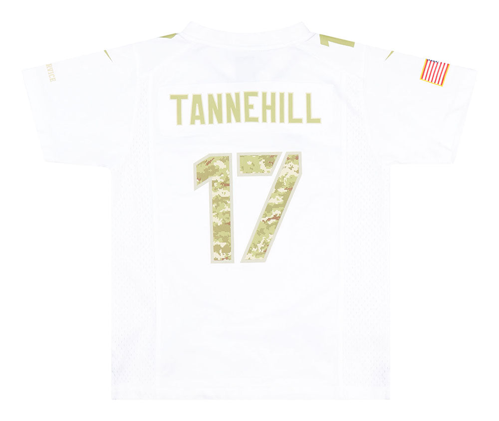 2012 MIAMI DOLPHINS TANNEHILL #17 SALUTE TO SERVICE NIKE GAME JERSEY (ALTERNATE) Y