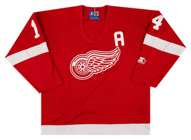 Detroit Red Wings Vintage Replica Home Fanatics Jersey by Vintage Detroit Collection