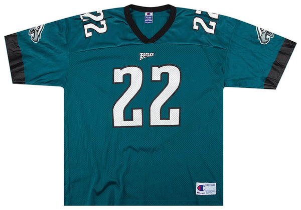 1997 00 PHILADELPHIA EAGLES STALEY 22 CHAMPION JERSEY HOME XXL Classic American Sports