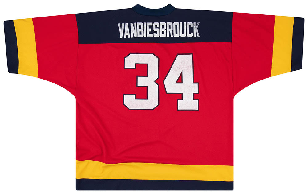 FLORIDA PANTHERS 1990's CCM Vintage Away Jersey Customized Any Name &  Number(s) - Custom Throwback Jerseys