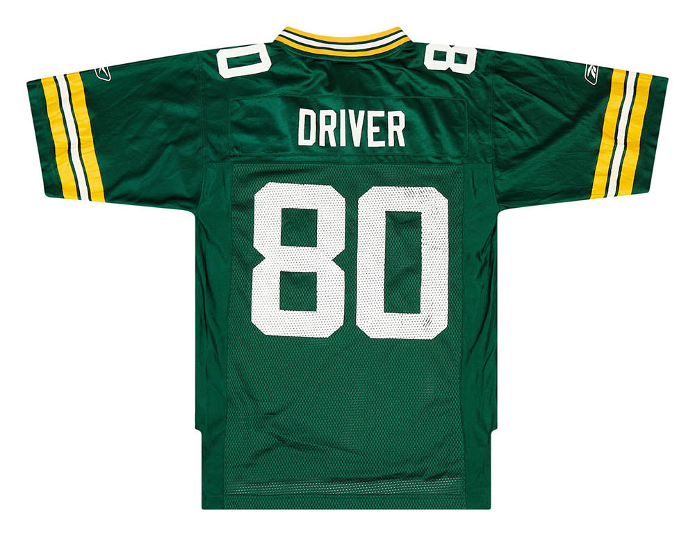 2008-11 GREEN BAY PACKERS DRIVER #80 REEBOK ON FIELD JERSEY (HOME) S