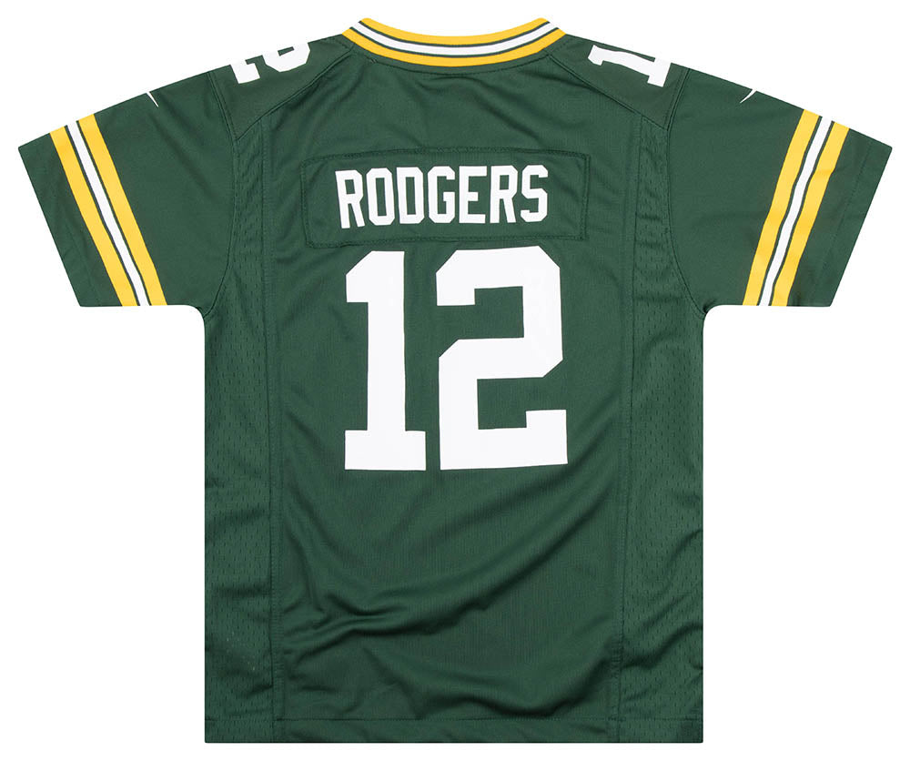 2012-18 GREEN BAY PACKERS RODGERS #12 NIKE GAME JERSEY (HOME) Y - W/TAGS