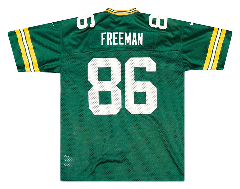 1997-00 GREEN BAY PACKERS FREEMAN #86 NIKE JERSEY (HOME) Y