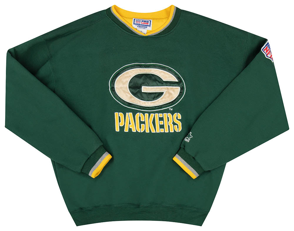 1990's GREEN BAY PACKERS STARTER SWEAT TOP L