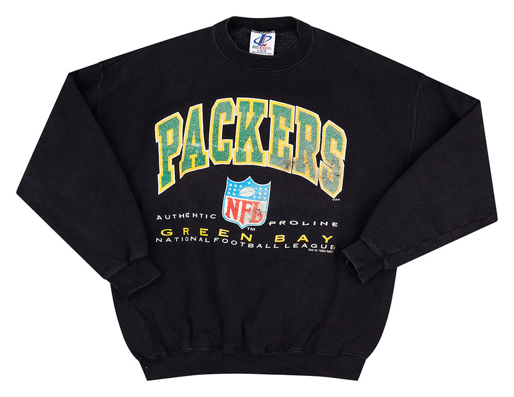 1994 GREEN BAY PACKERS LOGO ATHLETIC SWEAT TOP L