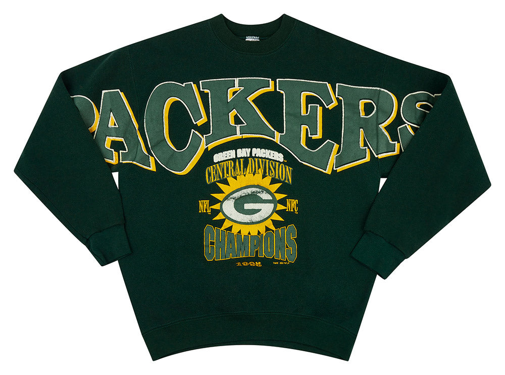1995 GREEN BAY PACKERS CENTRAL DIVISION CHAMPIONS SWEAT TOP XL
