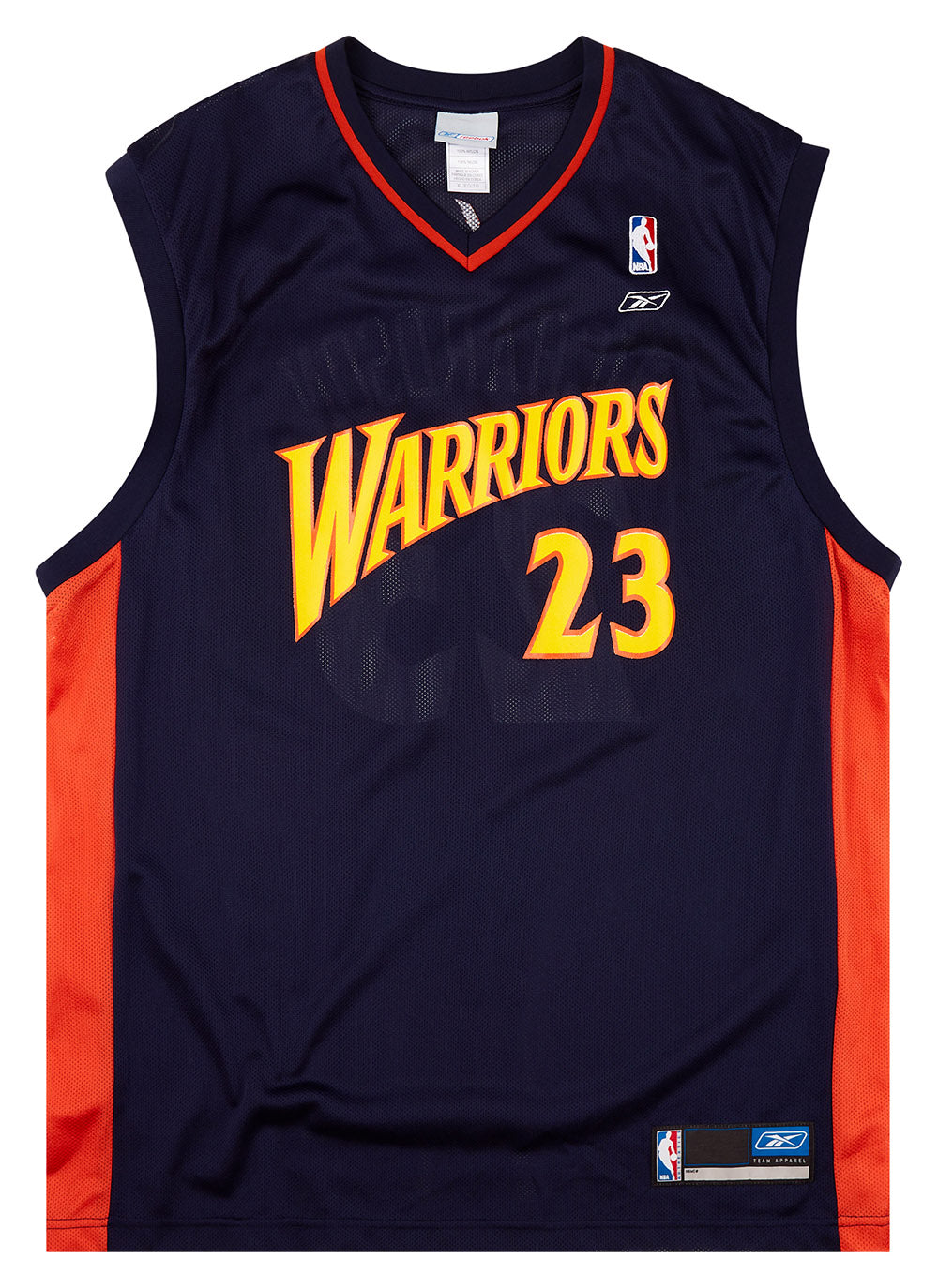 Vtg #23 JASON RICHARDSON G. S. Warriors NBA Reebok Authentic Jersey 48 –  XL3 VINTAGE CLOTHING