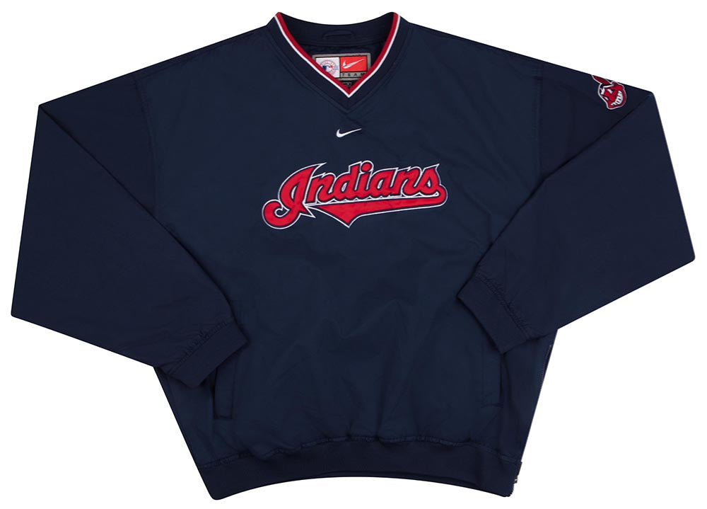 2000's CLEVELAND INDIANS NIKE SHELL TOP L