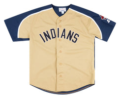 2000's CLEVELAND INDIANS MLB JERSEY (ALTERNATE) Y - Classic American Sports