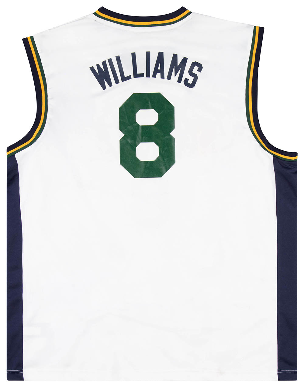 adidas, Shirts, Utah Jazz Nba Deron Williams 8 Jersey Adidas Size Xl Blue  Jersey