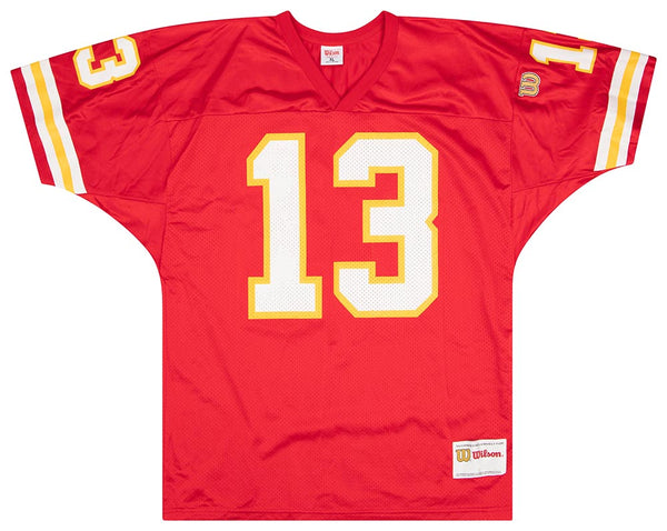 2017-23 KANSAS CITY CHIEFS MAHOMES #15 NIKE GAME JERSEY (HOME) L - W/T -  Classic American Sports