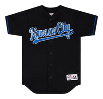 Kansas City Royals Majestic Alternate Official Cool Base Jersey - Light Blue