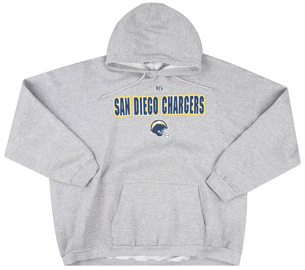2000's SAN DIEGO CHARGERS HOODED SWEAT TOP 3XL