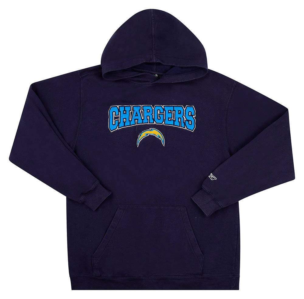 2008-11 SAN DIEGO CHARGERS REEBOK HOODED SWEAT TOP S