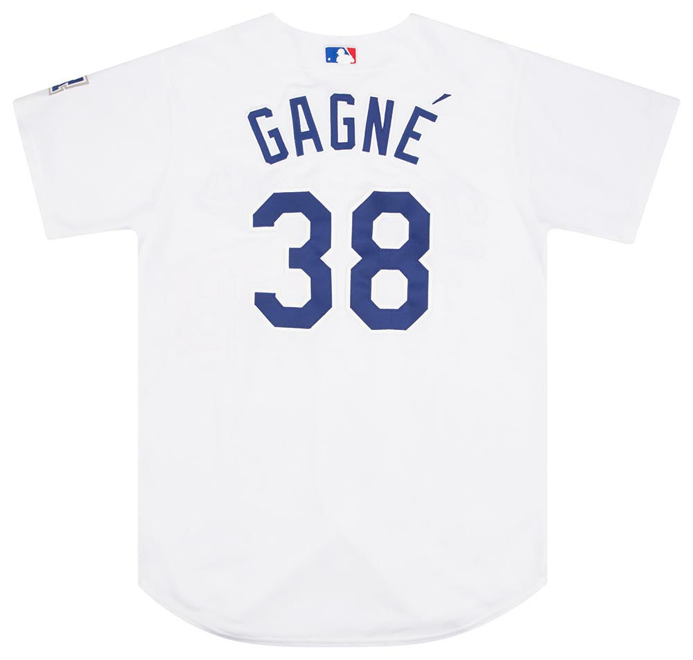 LOS ANGELES DODGERS 1980's Majestic Throwback Away Baseball Jersey