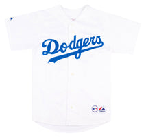 Blank LA Dodgers Throwback Jersey, Plain Vintage V Neck