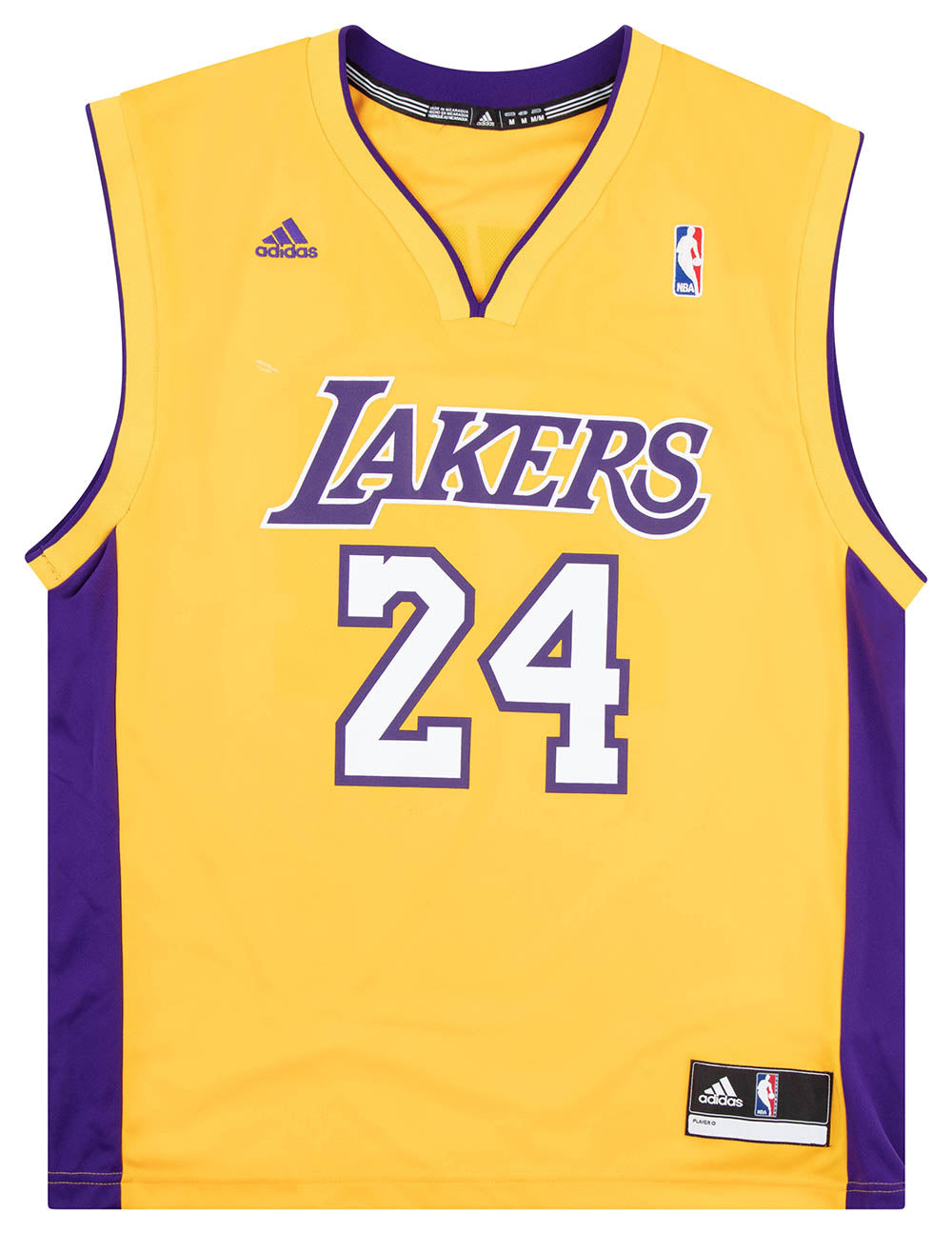 2010-14 LA LAKERS BRYANT #24 ADIDAS JERSEY (HOME) M - W/TAGS