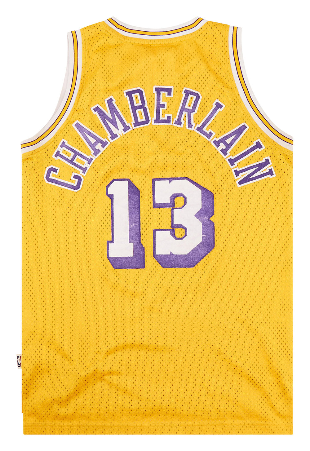 90s Los Angeles Lakers Wilt Chamberlain Throwback Champion Jersey