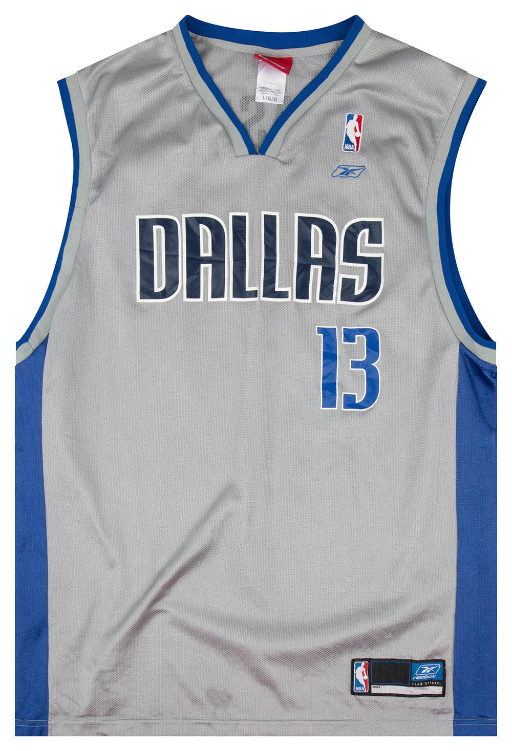Vintage Dallas Mavericks Dirk Nowitzki Reebok NBA Basketball Jersey Mens XL
