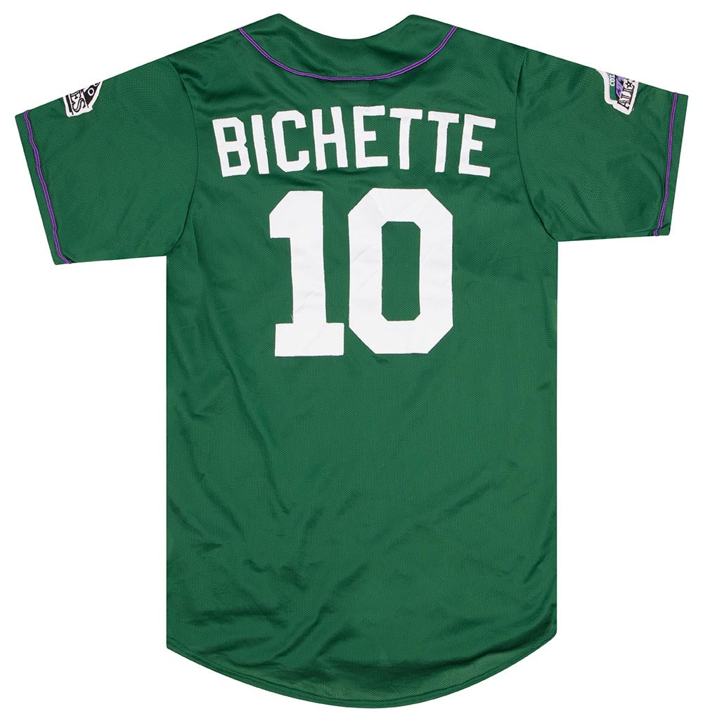 1998 NATIONAL LEAGUE MLB ALL-STAR BICHETTE #10 AUTHENTIC MAJESTIC PRACTICE JERSEY M
